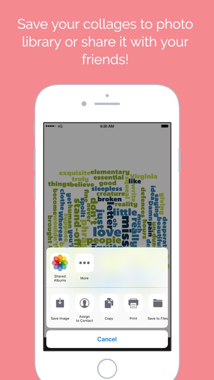 Word Collage screenshot-4