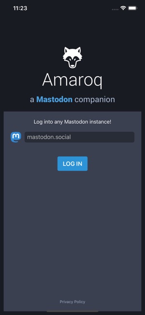 Amaroq for Mastodon