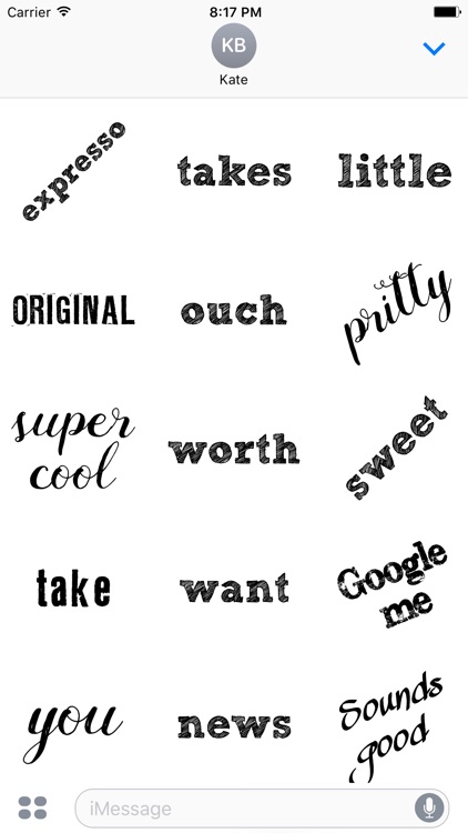 Words Stickers screenshot-3