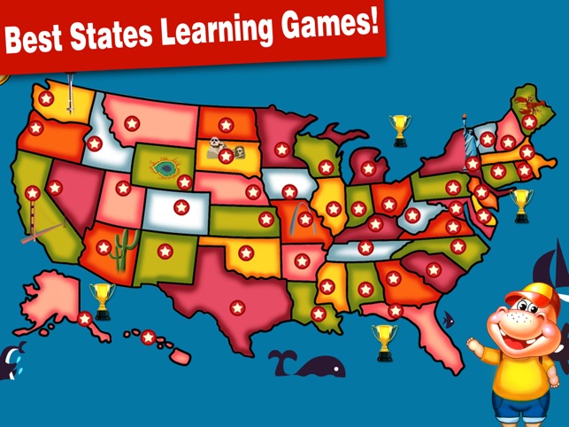 States And Capitals Map Games On The App Store