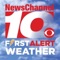 The KFDA NewsChannel 10 Weather Tracker mobile app includes: