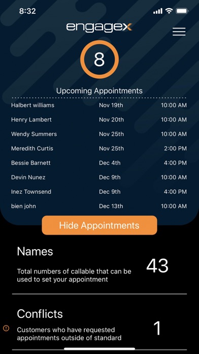 Engagex Appointments screenshot 2