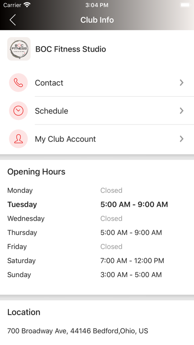BOC FITNESS STUDIO screenshot 4