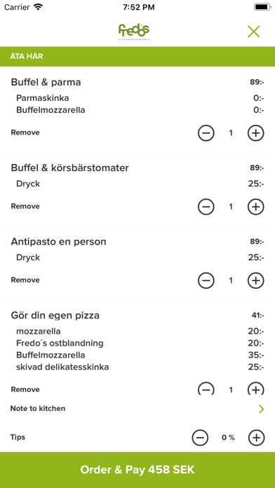 How to cancel & delete Fredo's Pizzagastronomia from iphone & ipad 4