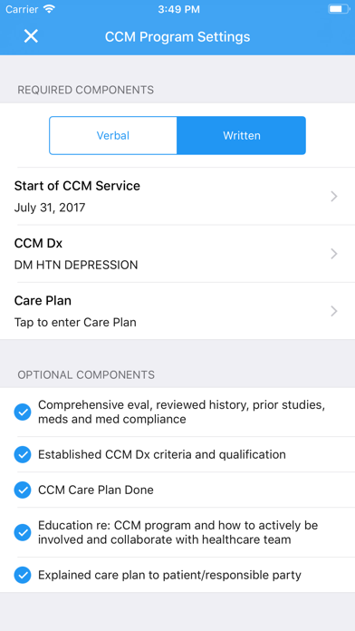 Chronic Care Mgt by Hubchart screenshot 3
