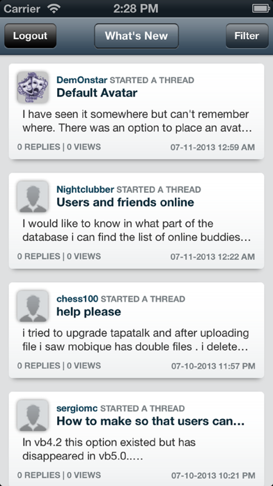 TYP901 Forum screenshot 4