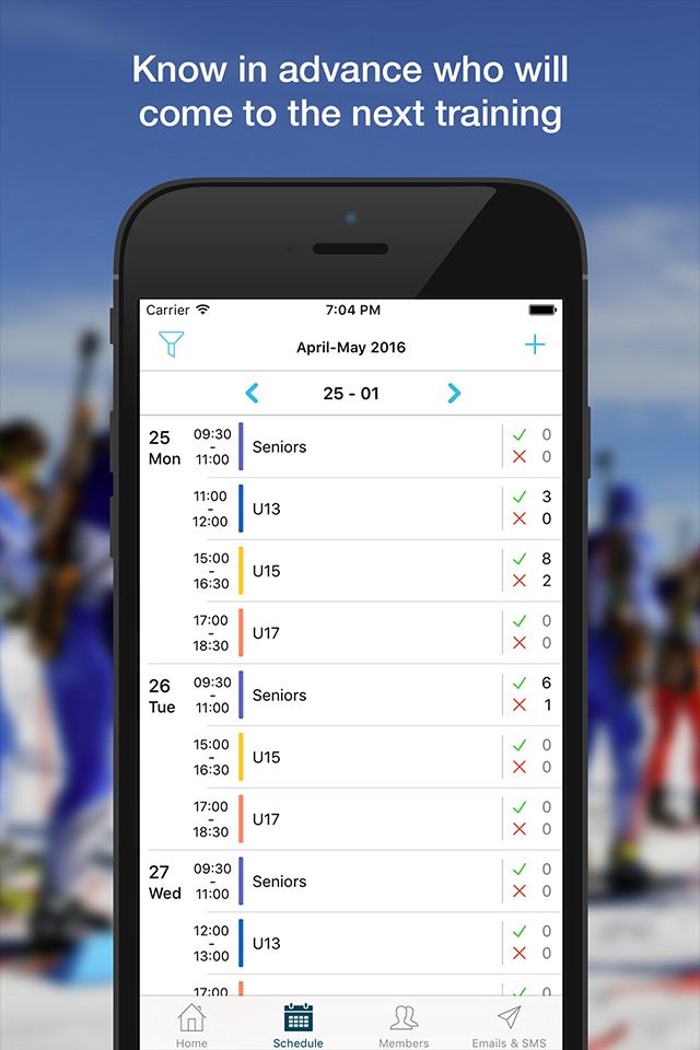 Sportlyzer Coach Diary screenshot 3