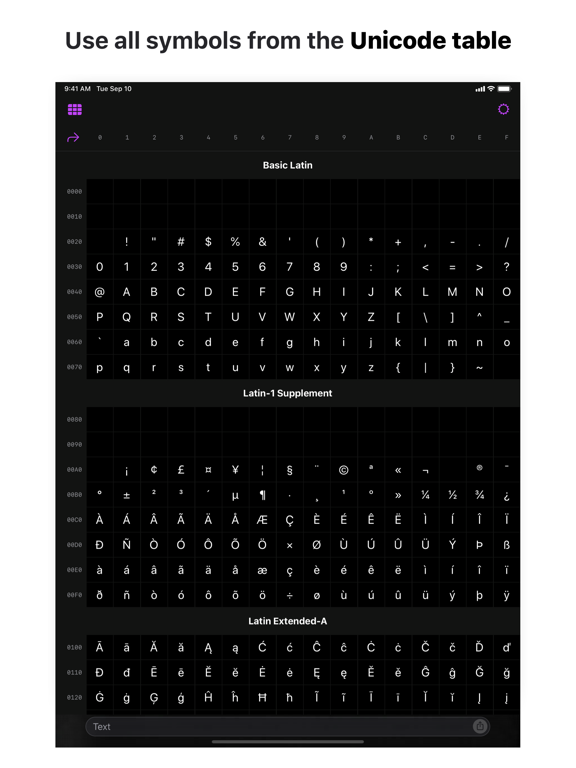 Unichar Unicode Keyboard Bei Jordan Hipwell