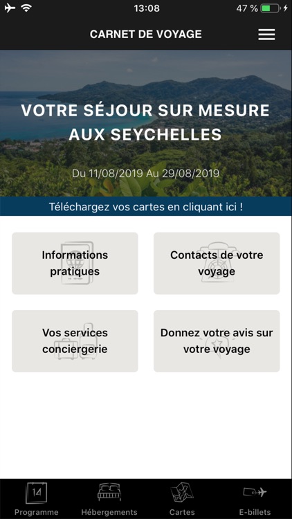 Prestige Voyages - Carnet