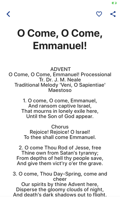 The St. Gregory Hymnal screenshot 2