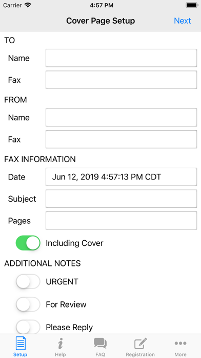 FaxCover - Fax Cover Sheet screenshot 3