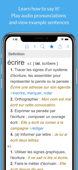 French Dictionary & Thesaurus(圖2)-速報App