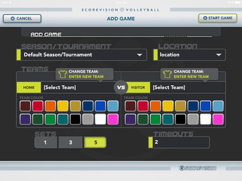 ScoreVision Volleyball - náhled
