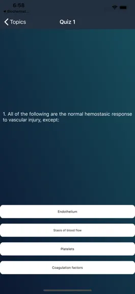 Game screenshot Heamatology Quiz Mcqs hack