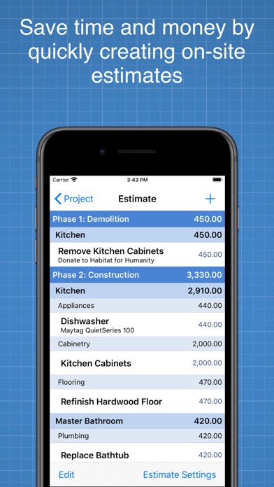 How to cancel & delete Construction Cost Estimator from iphone & ipad 1
