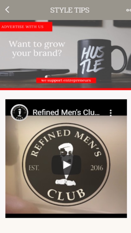 Refined Mens Club App