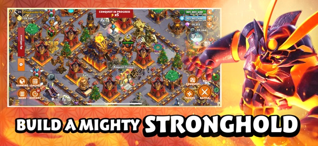 Mod Game Samurai Siege: Alliance Wars for iOS
