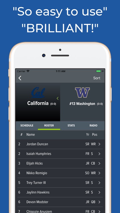 California Cal Football App