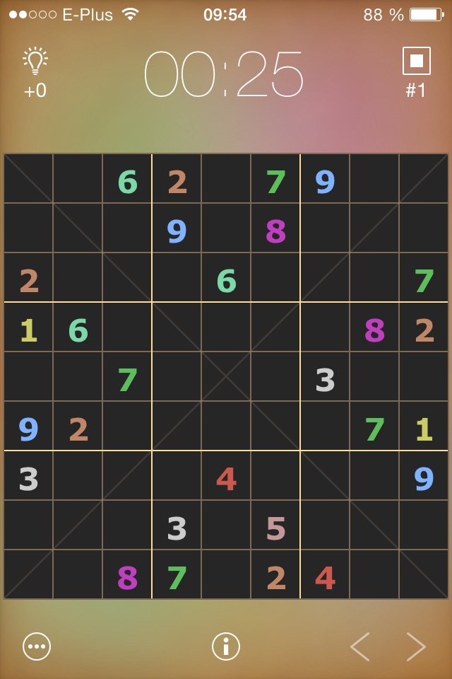 9 digits - sudoku variations screenshot 4