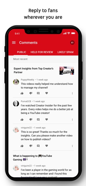 Youtube Studio On The App Store - 