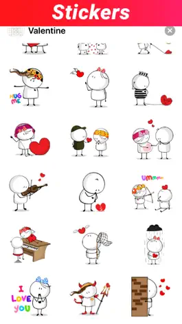 Game screenshot Cutest Valentines Day Stickers hack