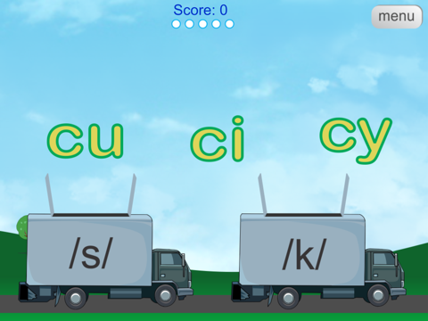Phonics Rules - 'c' as /s/ - náhled