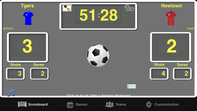 GoalKeeper Soccer Scoreboard screenshot 2