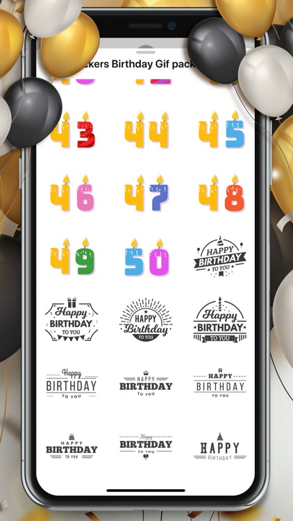 Stickers Happy Birthday Pack screenshot-5