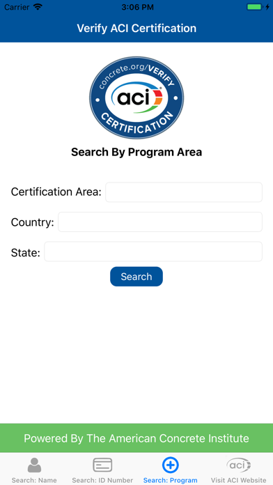 ACI Certification Verify screenshot 3