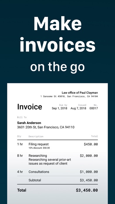 How to cancel & delete Invoice Maker -Simple Invoices from iphone & ipad 1