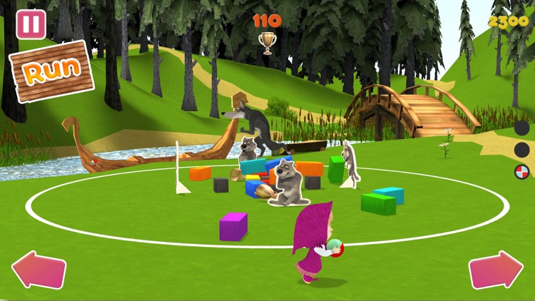 Masha and the Bear:Ball game3D