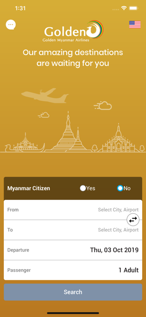 Golden Myanmar Airlines(圖1)-速報App