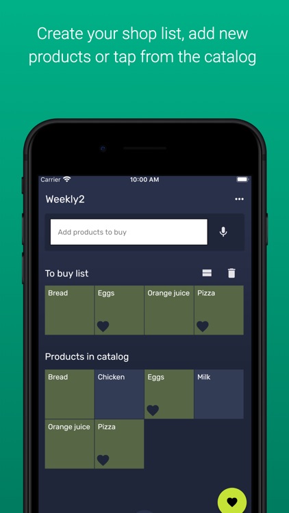 Weekly2 - Shopping List screenshot-3