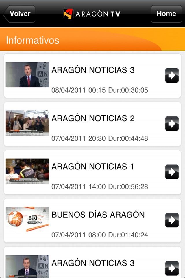 Aragón TV screenshot 2