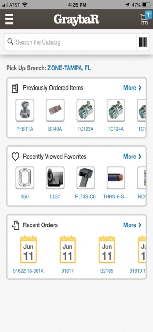 Graybar Mobile App