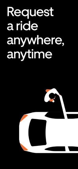 Uber app screenshot