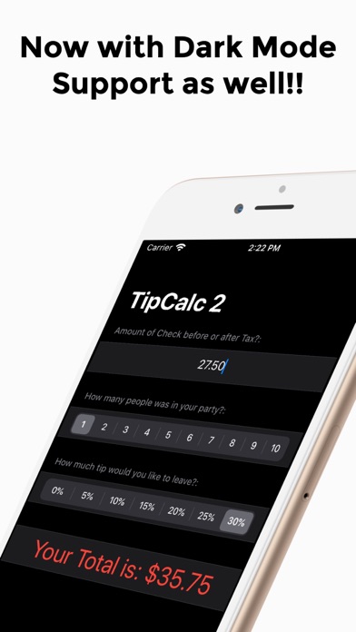 TipCalc 2 screenshot 4