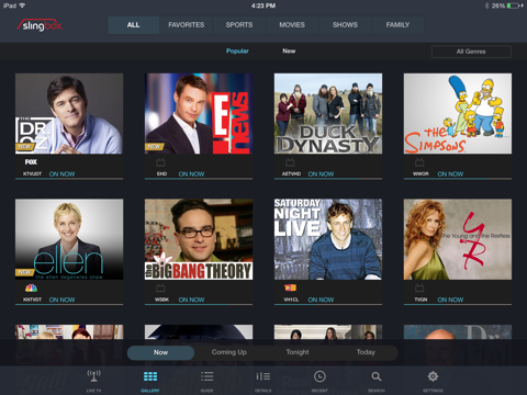 SlingPlayer for iPad screenshot 2