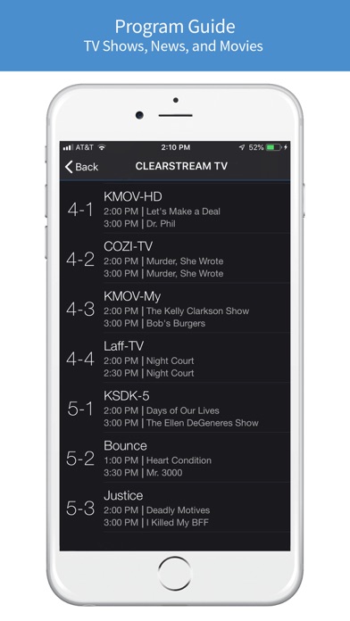 How to cancel & delete ClearStream TV from iphone & ipad 2