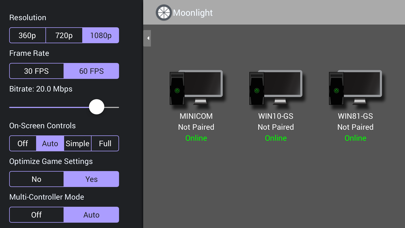 Screenshot from Moonlight Game Streaming
