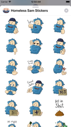 Homeless Sam Stickers(圖2)-速報App