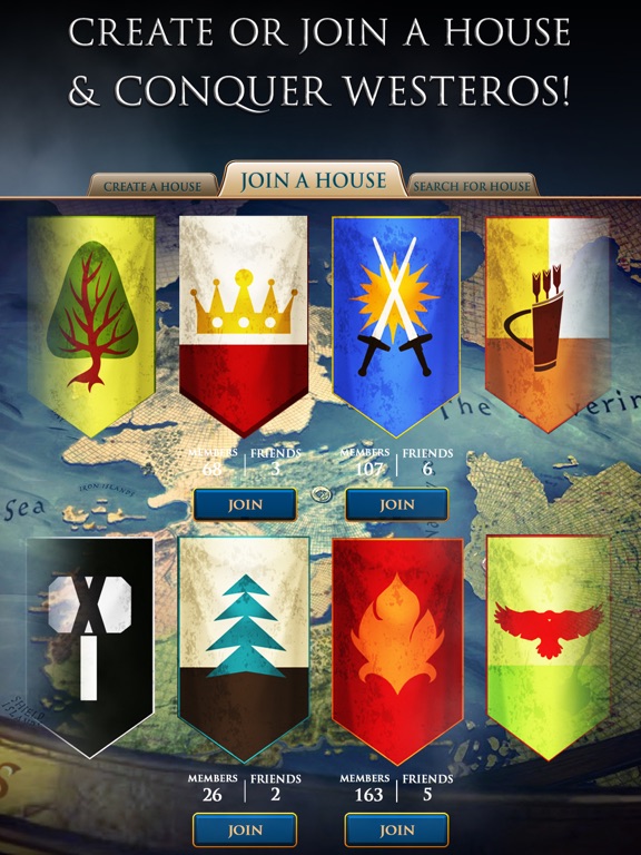 iPad Image of Game of Thrones Slots Casino