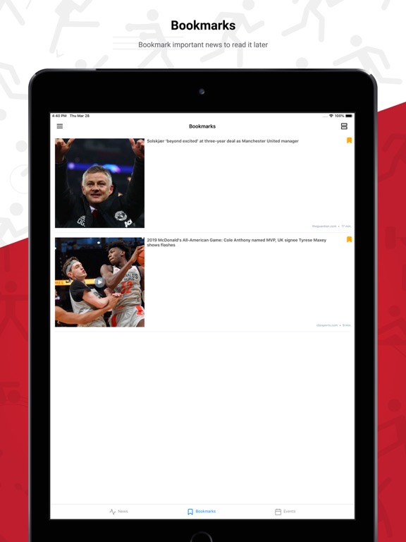 Screenshot #6 pour Sport News - scores, highlight