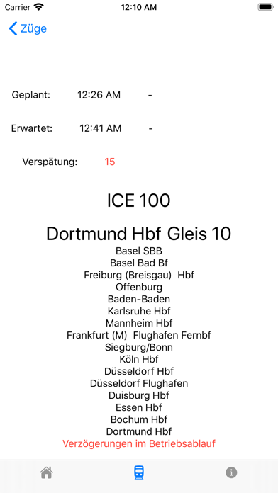 Dortmund Hbf Infos screenshot 2