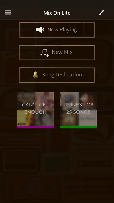 MixOnMyRadio Lite - Mix On My Radio Lite - MixnMyRadio Lite screenshot