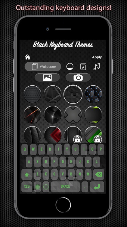 Black Keyboard & Key Themes