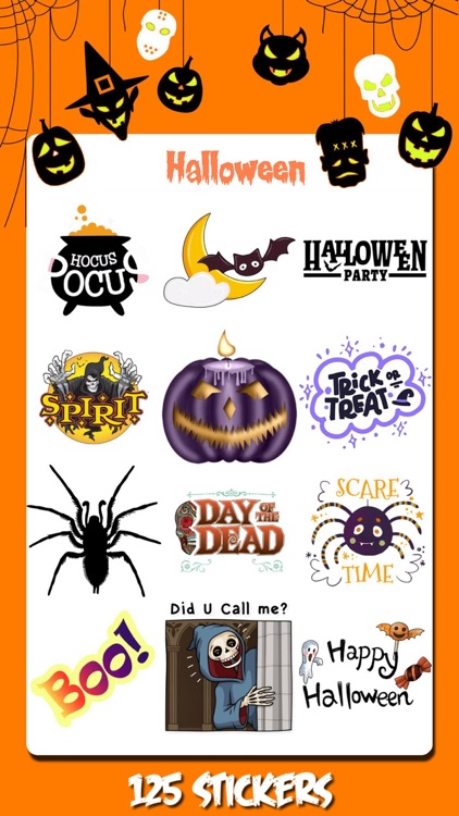 Halloween Emoji Stickers !!