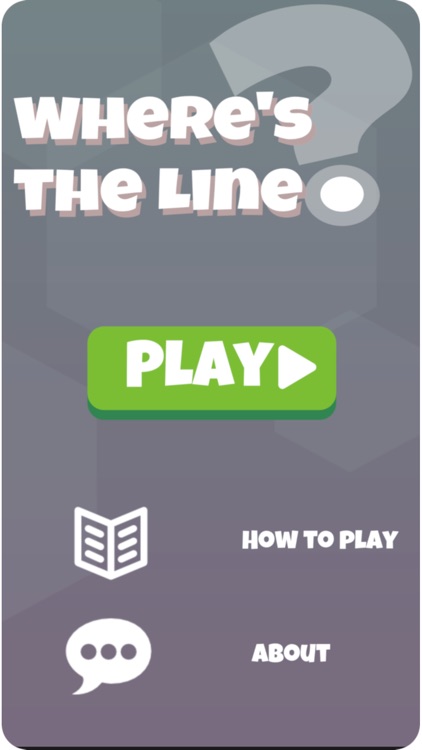 Where's the line?