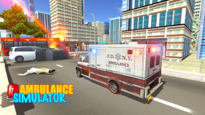 Ambulance Driver Simulator 3d screenshot 2