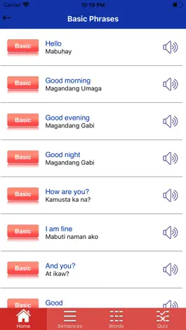 Game screenshot learn Filipino Easy apk